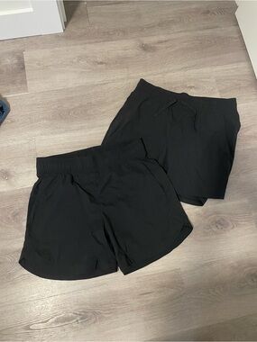 103 Tuff Athletics Black Women's Athletic Shorts - Pack of 2